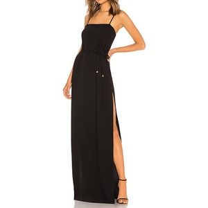 Black maxi dress